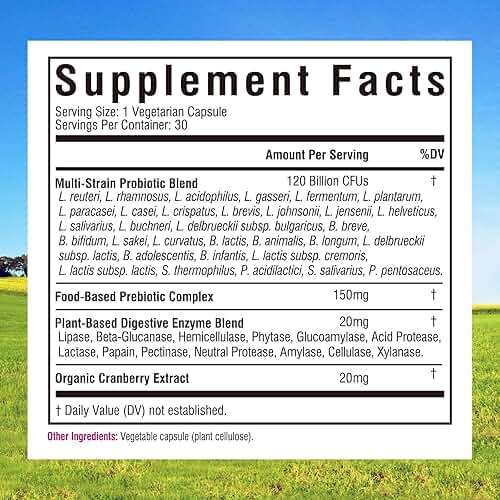 Innate Vitality Women's Probiotics, 120 Billion CFU, 32 Tested Strains, Probiotics for Women, Yeast Control, Vaginal pH Support, Prebiotics, Digestive Enzymes, Cranberry, Once Daily 30 Veggie Capsules - Image 2