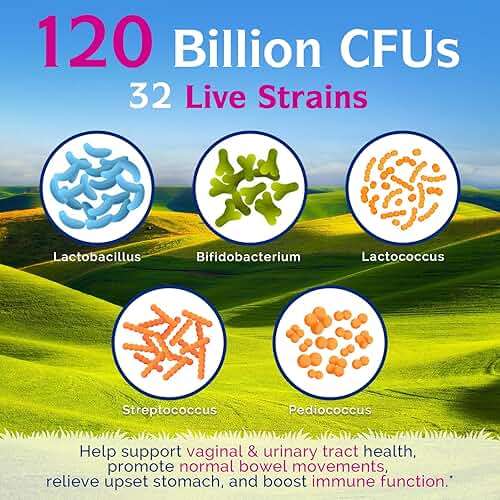 Innate Vitality Women's Probiotics, 120 Billion CFU, 32 Tested Strains, Probiotics for Women, Yeast Control, Vaginal pH Support, Prebiotics, Digestive Enzymes, Cranberry, Once Daily 30 Veggie Capsules - Image 3