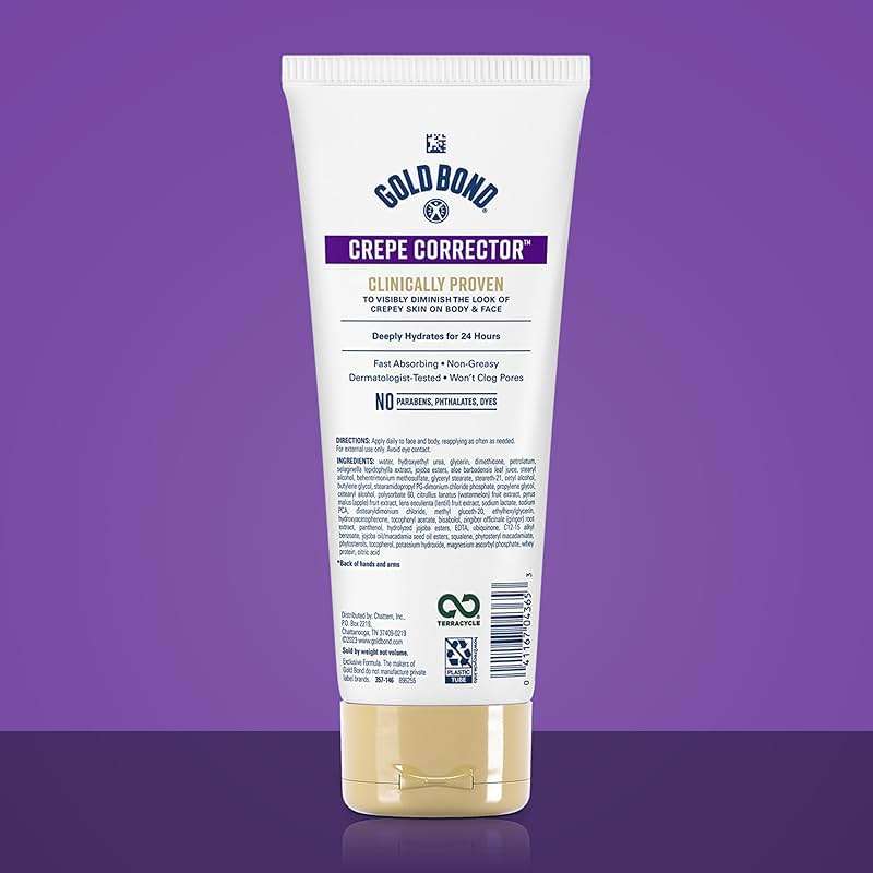 Gold Bond Age Renew Crepe Corrector Body Lotion, Replenishing & Smoothing Formula, Gold Bond Crepe Corrector Body Lotion, 8 oz - Image 2