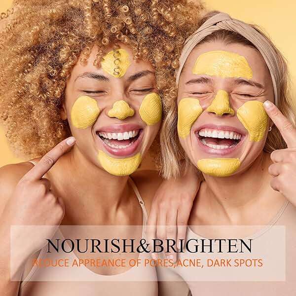 SHVYOG Turmeric Vitamin C Clay Mask with Kaolin Clay for Dull & Blemish-Prone Skin, Deep Cleansing Facial Mask, Face Masks Skincare for Controlling Oil and Refining Pores 5.29 Oz 150g - Image 7