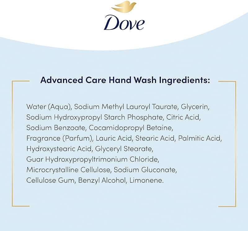 Dove Antibacterial Hand Wash Care & Protect Pack of 3 Protects Skin from Dryness, Moisturizers More Than The Leading Ordinary Hand Soap, 34 oz - Image 8