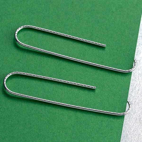 Vinaco Paper Clips Non Skid, 100 Pack Large Paper Clips 2 Inch (50 mm), Durable & Rust Resistant, Jumbo Paperclips. Great for Office, School and Personal Use - Image 3