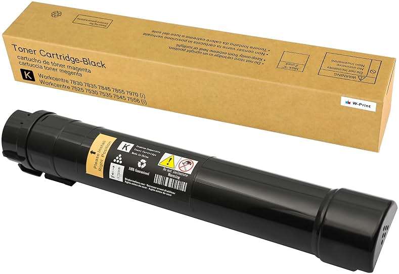 W-Print Remanufactured Toner Cartridge for Xerox Workcentre 7525/7530/7535/7545/7556/7830/7835/7845/7855 Compatible with 006R01513 Black Toner 26000 Pages-1 Pack - Image 1
