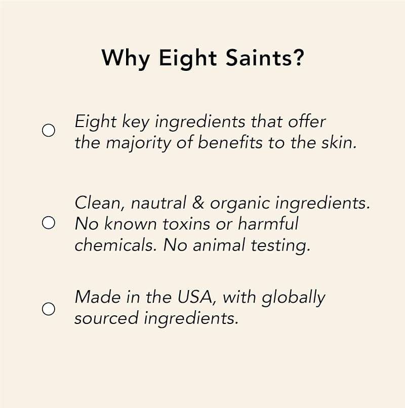 Eight Saints Vitamin C Serum For Face, Anti Aging Facial Serum, Hyaluronic Acid, Vitamin E, Aloe Vera and Jojoba Oil, Hydrating & Brightening Serum for Dark Spots, Fine Lines and Wrinkles, 1oz - Image 7