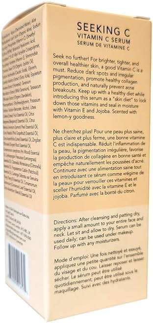 Eight Saints Vitamin C Serum For Face, Anti Aging Facial Serum, Hyaluronic Acid, Vitamin E, Aloe Vera and Jojoba Oil, Hydrating & Brightening Serum for Dark Spots, Fine Lines and Wrinkles, 1oz - Image 8
