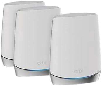 NETGEAR Orbi Whole Home Tri-Band Mesh WiFi 6 System (RBK753) – Router with 2 Satellite Extenders | Coverage up to 7,500 sq. ft. and 40+ Devices | AX4200 (Up to 4.2Gbps) - Image 1