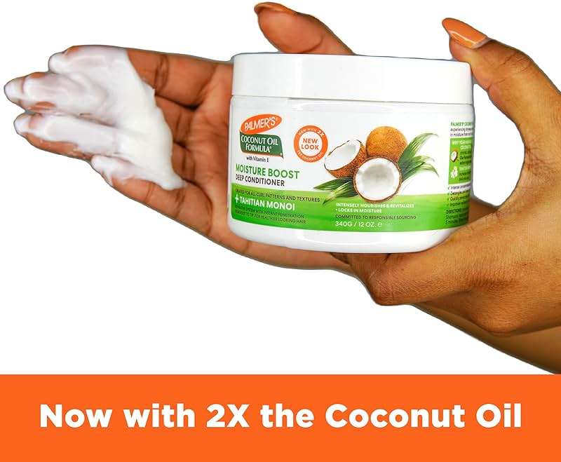 Palmer's Coconut Oil Formula Moisture Boost Deep Hair Conditioner, 12 Fl Oz | Palmer's - Image 4