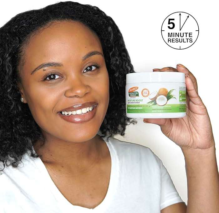 Palmer's Coconut Oil Formula Moisture Boost Deep Hair Conditioner, 12 Fl Oz | Palmer's - Image 6