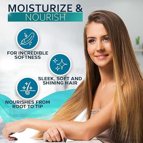 Biotin Hair Thickening Serum for Men and Women - Intense Strengthening Treatment Product with Natural Botanical Oil Blend to Help Boost Thin Hair - Repair Thinning Hair, Increase Volume and Shine - Image 5