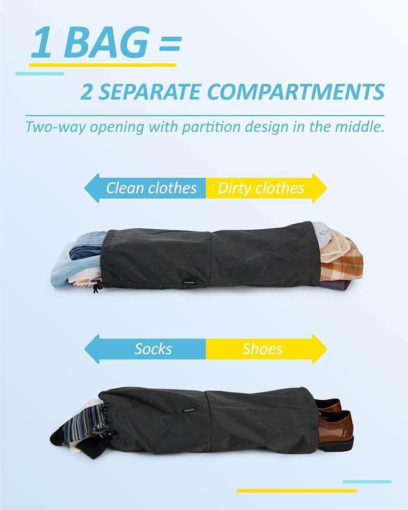 BAGSMART 6 Set /4 Set/2 Set Compression Packing Cubes for Travel, Lightweight Luggage Organizer Bags, Durable Space Saver Bags Travel Essentials - Image 4