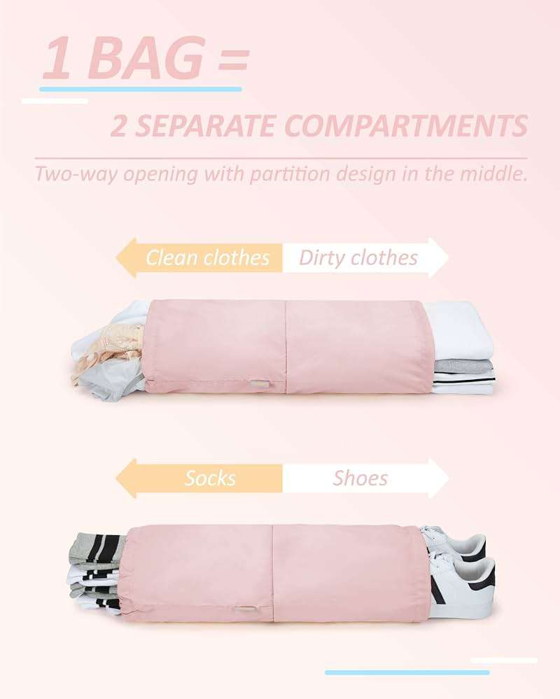 BAGSMART 6 Set /4 Set/2 Set Compression Packing Cubes for Travel, Lightweight Luggage Organizer Bags, Durable Space Saver Bags Travel Essentials - Image 4
