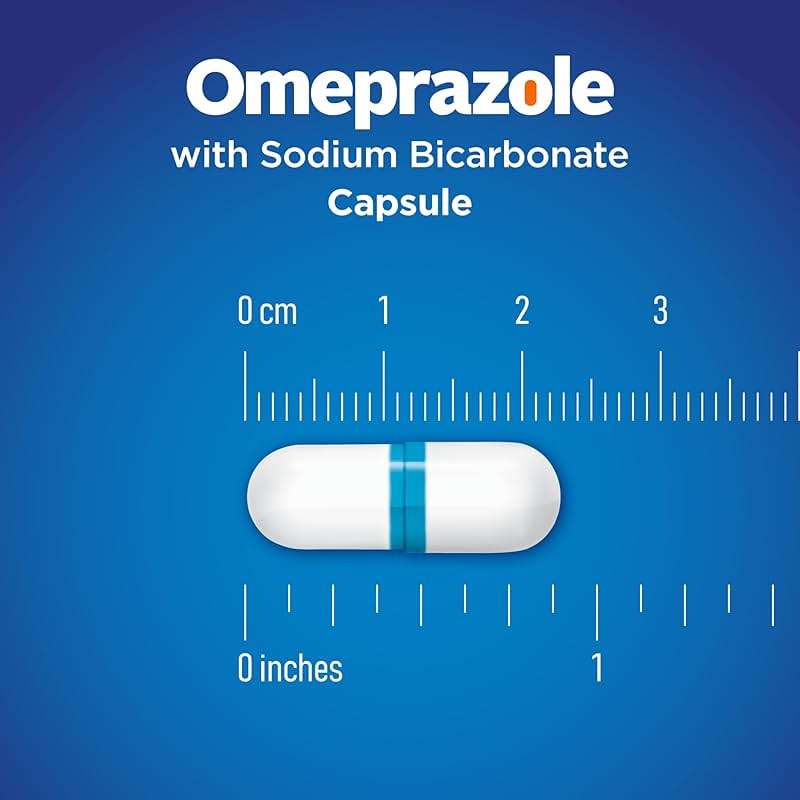 Amazon Basic Care Omeprazole and Sodium Bicarbonate Capsules, 20 mg/1100 mg, 24-Hour Acid Reducer, Frequent Heartburn Relief, 42 Count - Image 7