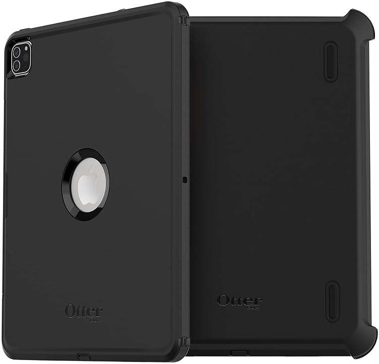 OtterBox Defender Series Case for iPad Pro 12.9-inch (6th, 5th, 4th & 3rd Gen) - BLACK, Rugged, Durable, Multi-Layer Protection (Single Unit Ships in Polybag, Ideal for Business Customers) - Image 1