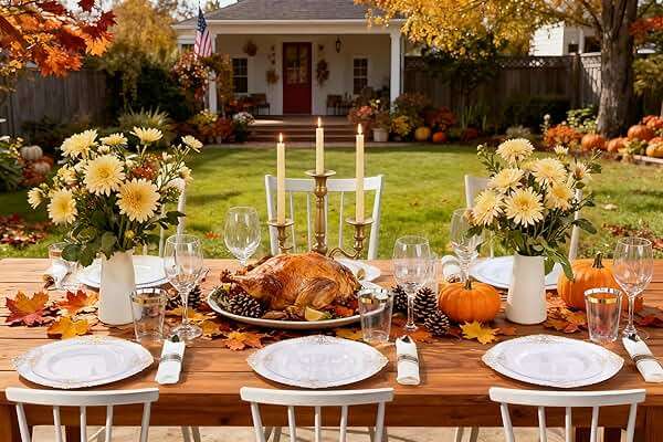 Nervure 350PCS Gold Plastic Plates - Gold Plastic Dinnerware Sets for 50 Guests - 100 Disposable Plates, 150 Silverware, 50 Cups, 50 Napkins for Wedding & Party & Mother's Day - Image 9