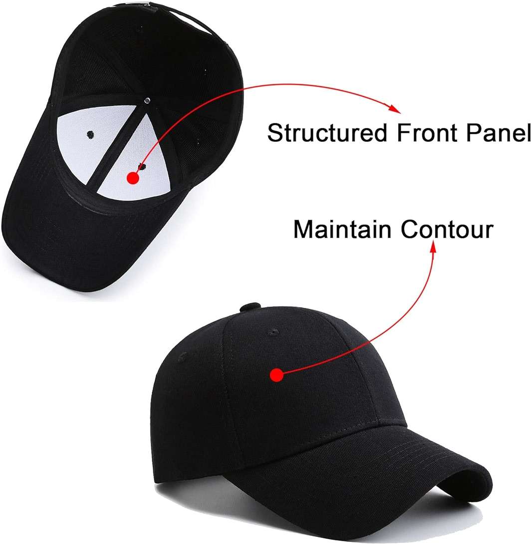 PFFY 2 Packs Baseball Cap Golf Dad Hat for Men and Women - Image 3