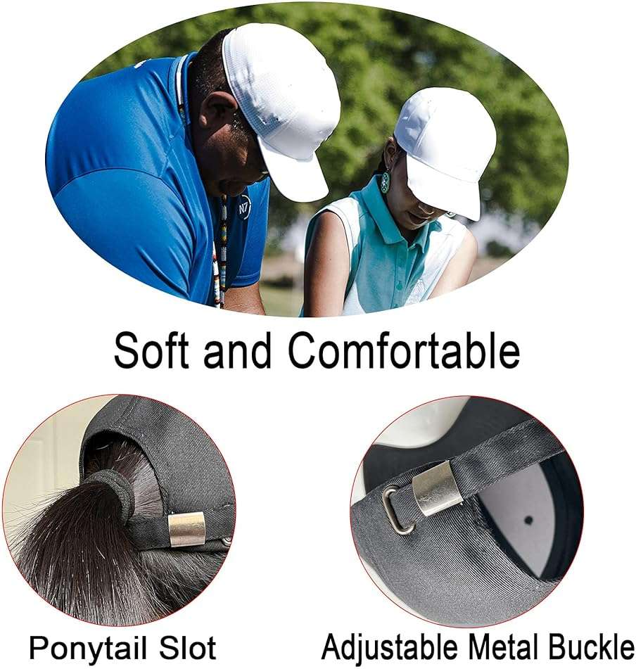PFFY 2 Packs Baseball Cap Golf Dad Hat for Men and Women - Image 6