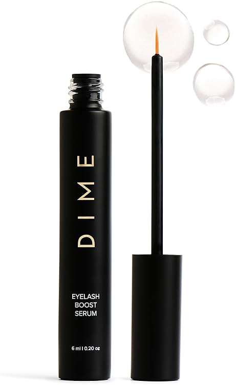 DIME Beauty Eyelash Boost Serum - Lash Growth Serum with Peptides & Amino Acids for Longer, Thicker, Healthier Lashes, Prostaglandin-Free, 0.20 oz / 6 ml - Image 1