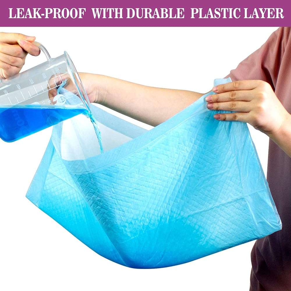 IMMCUTE Large Dog Pee Pads 28"x30"-50 Count | Large Puppy Pee Training Pads Super Absorbent & Leak-Proof | Disposable Pet Piddle and Potty Pads for Puppies | Dogs | Doggie - Image 3