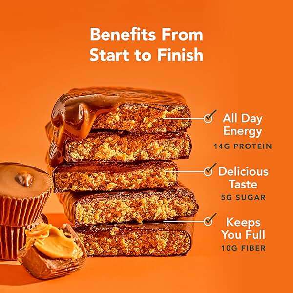 ALOHA Organic Plant Based Protein Bars - Peanut Butter Cup Bar - 12 Bars, Vegan, Low Sugar, Gluten-Free, Low Carb, Non-GMO, No Stevia, No Erythritol - Image 6