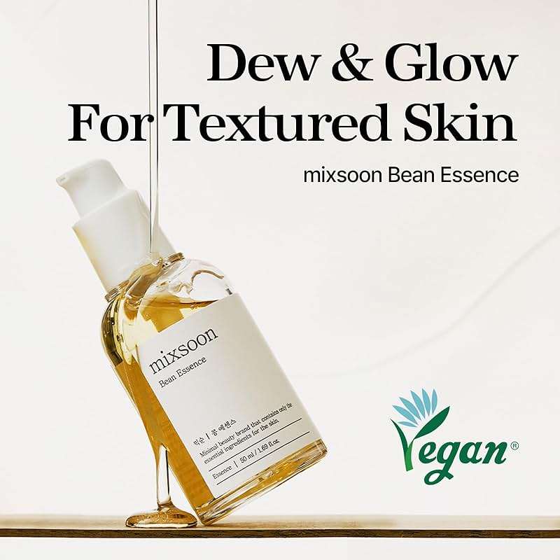 mixsoon Bean Essence Korean Skin Care, Gentle AHA Exfoliating Essence for Glass Skin Glow, Hydrating Face Serum with Fermented Bean, Smooth Skin, 50ml / 1.69 fl.oz. Korean Glass Skin Care - Image 2