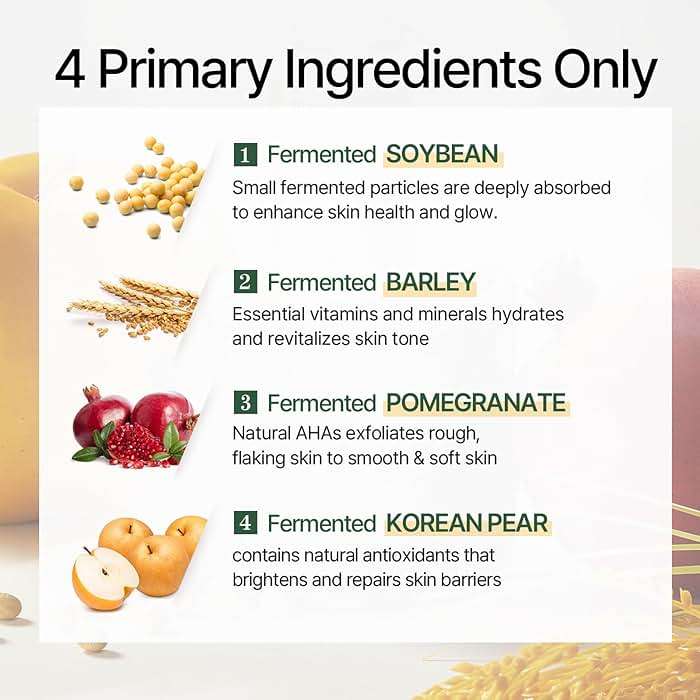 mixsoon Bean Essence Korean Skin Care, Gentle AHA Exfoliating Essence for Glass Skin Glow, Hydrating Face Serum with Fermented Bean, Smooth Skin, 50ml / 1.69 fl.oz. Korean Glass Skin Care - Image 3