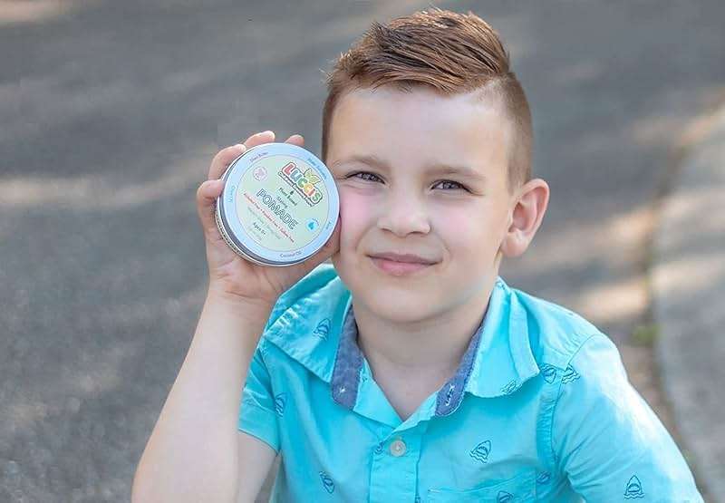 LUCCI’S CHILDRENS GROOMING SUPPLY Baby Hair Gel – 5oz Plant-Based Styling Hair Pomade for Infants – No Parabens or Sulphates – Medium Shine and Strong Hold Hair Paste for Kids - Image 6