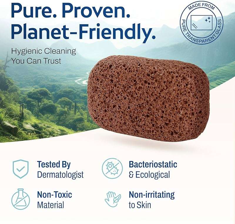 Hartfelt Magic Pumice Stone for Feet Callus Removal | Easy to Use Foot Scrubbing Stone for Removing Dead Skin from Heels, Toes, and Feet | Chemical-Free Foot Exfoliator - Pedicure Essential - Image 6