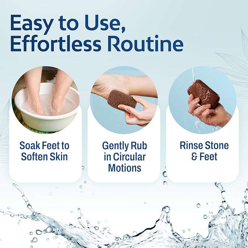 Hartfelt Magic Pumice Stone for Feet Callus Removal | Easy to Use Foot Scrubbing Stone for Removing Dead Skin from Heels, Toes, and Feet | Chemical-Free Foot Exfoliator - Pedicure Essential - Image 8