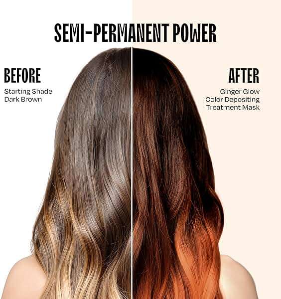 Overtone Semi Permanent Hair Color Conditioner, Ginger Glow, 8 oz, Nourishing, Damage-Free, Color Depositing Mask for All Hair Types with Shea Butter & Coconut Oil, Vegan & Cruelty-Free - Image 3