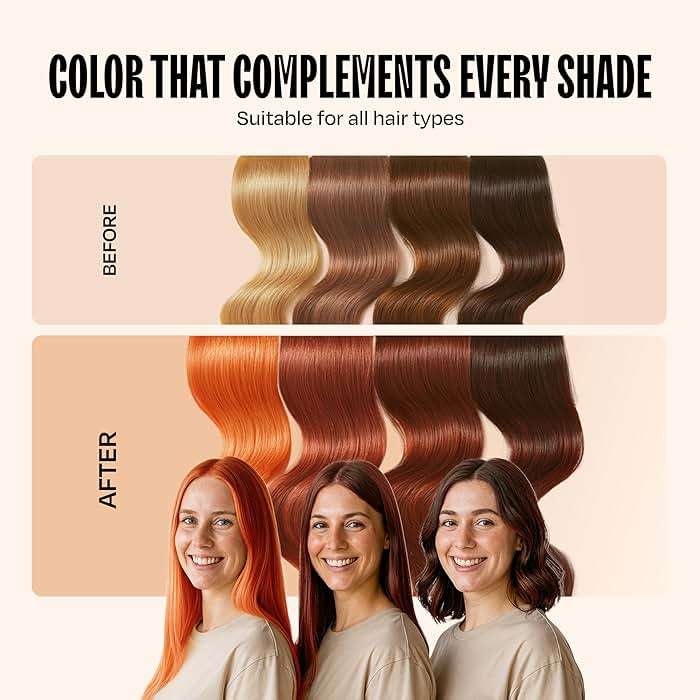 Overtone Semi Permanent Hair Color Conditioner, Ginger Glow, 8 oz, Nourishing, Damage-Free, Color Depositing Mask for All Hair Types with Shea Butter & Coconut Oil, Vegan & Cruelty-Free - Image 6