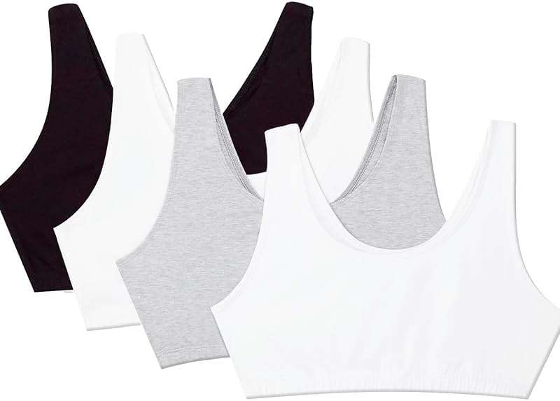Fruit of the Loom Women's Built Up Tank Style Sports Bra Value Pack - Image 1