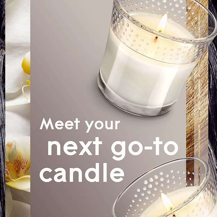 Glade Candle Jar, Air Freshener, Sheer Vanilla Embrace, 3.4 oz, 2 Count - Image 3