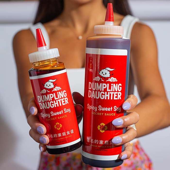 Dumpling Daughter - Spicy Sweet Soy - Brown Sugar Sweetened Dumpling Sauce Balanced with Spicy Chili Oil (8 Fl Oz, Spicy Sweet Soy) - Image 5