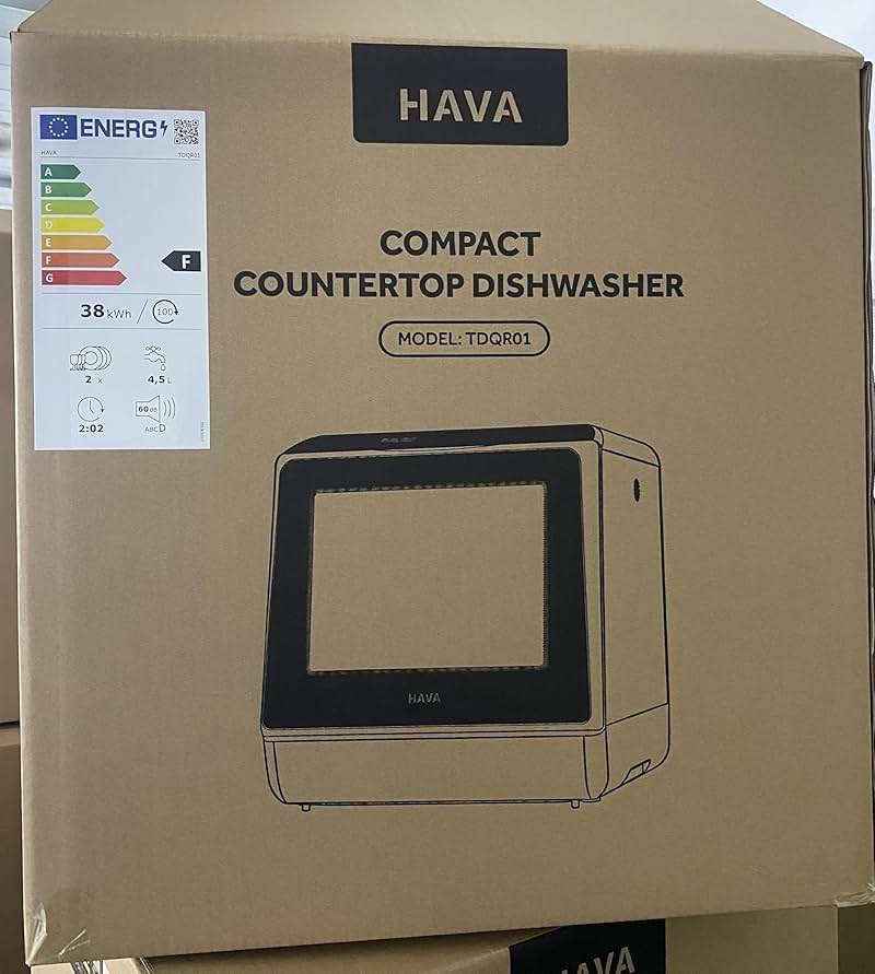 HAVA Countertop Dishwasher, 6 Programs Portable Dishwashers with 5L Built-in Water Tank, No Hookup Needed, Baby Care & Air-Drying Function for Apartments and RVs - Image 13