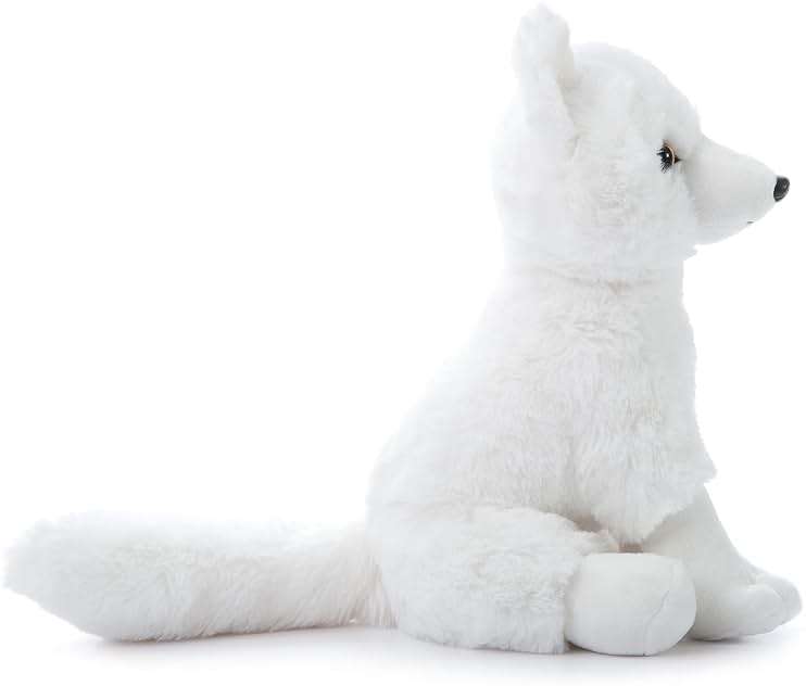 The Petting Zoo Arctic Fox Stuffed Animal, Gifts for Kids, Wild Onez Zoo Animals, Arctic Fox Plush Toy 12 inches - Image 12