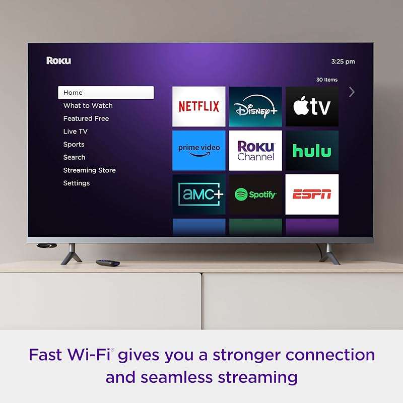 Roku Express 4K+ | Roku Streaming Device 4K/HDR with Voice Remote, Free & Live TV - Image 6
