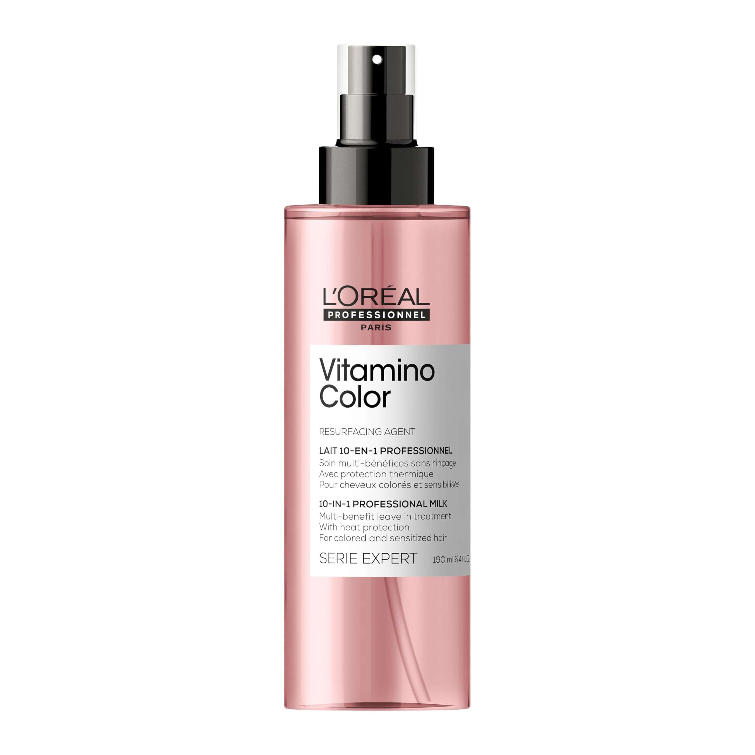 L'Oréal Professionnel Paris Vitamino Color 10-in-1 Multi-Benefit Leave-In Spray - Heat Protectant & Detangler For Frizz Control & Boosting Shine, For Color-Treated & All Hair Types - Image 1