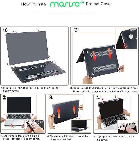 MOSISO Compatible with MacBook Air 13 inch Case 2022 2021 2020 2019 2018 Release A2337 M1 A2179 A1932 Retina Display, Plastic Garden Flowers Hard Shell&Keyboard Cover&Screen Protector, Transparent - Image 3