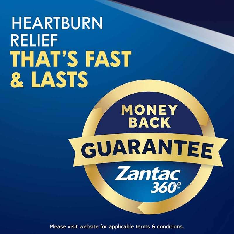 Zantac 360 Maximum Strength Tablets, 50 Count, Heartburn Prevention and Relief, 20 mg Tablets - Image 8