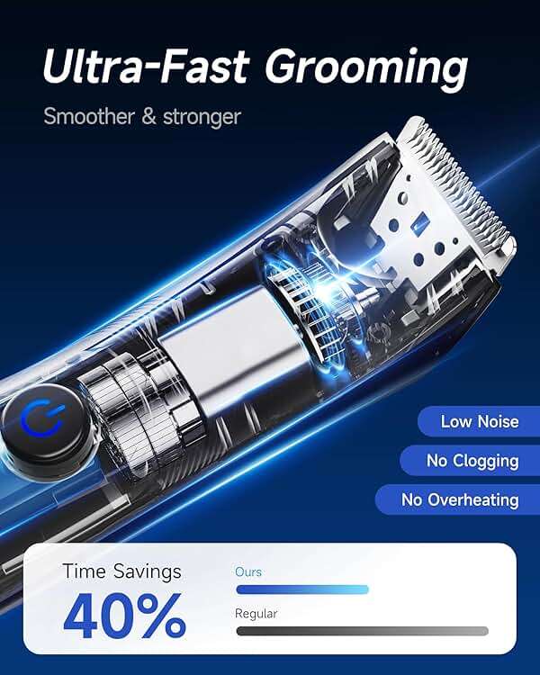 Manscape Trimmer for Men - No Nicks Electric Razor-Shaver for Balls/Pubic/Groin/Legs/Chest Hair Removal w/Light & Ceramic Blade, IPX7 Waterproof Full Body Hair Groomer USB-C Charging, Gifts for Men - Image 4