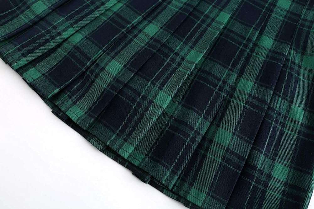 TONCHENGSD Women's High Waist Pleated Mini Skirt Skater Tennis Skirt - Image 5