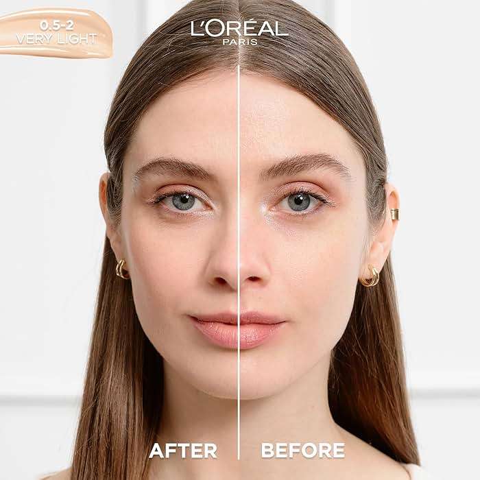 L'Oreal Paris True Match Nude Hyaluronic Tinted Serum Foundation with 1% Hyaluronic acid, Very Light 0.5-2, 1 fl. oz. - Image 2