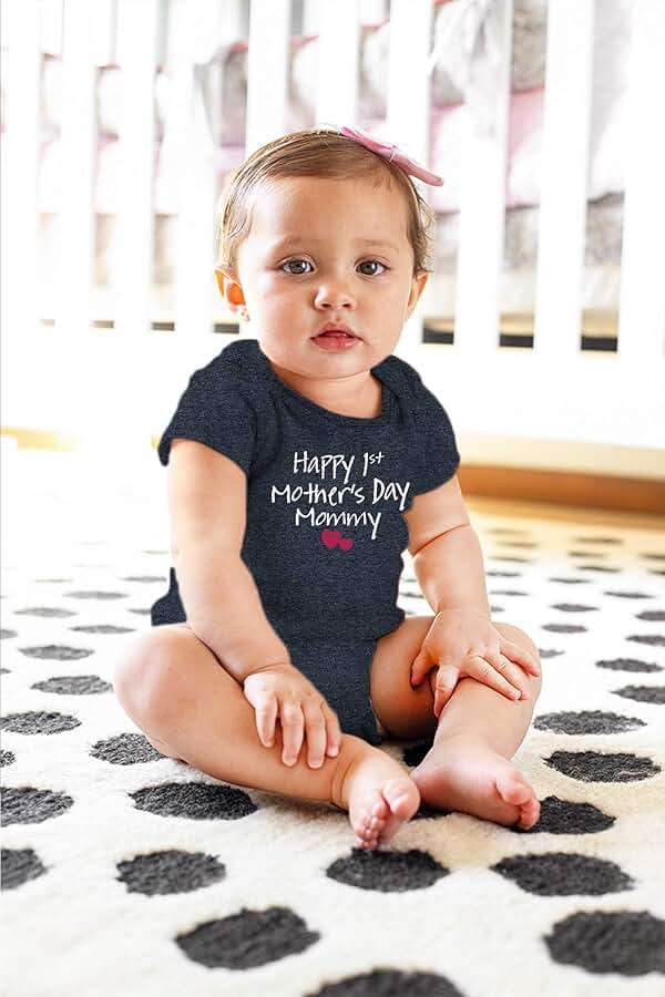 Comfiv first mothers day baby boy girl outfit happy 1st mother's day mommy bodysuit gifts - Image 3