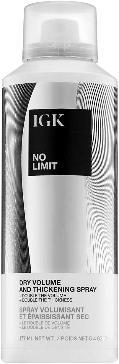 IGK No Limit Volumizing Spray – Root Lift & Full-Body Hair Spray for Long-Lasting Volume - Image 1