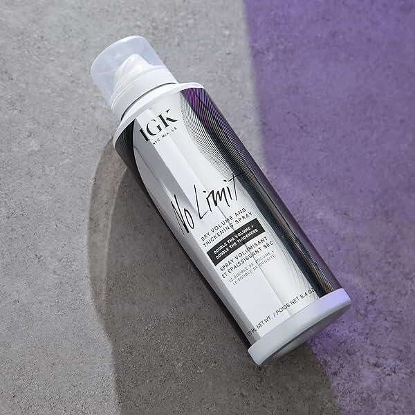 IGK No Limit Volumizing Spray – Root Lift & Full-Body Hair Spray for Long-Lasting Volume - Image 3