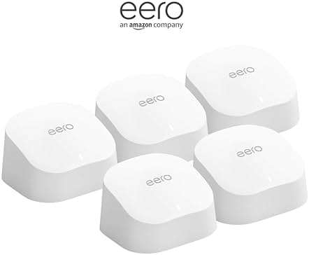 Amazon eero 6 mesh wifi system - Supports internet plans up to 500 Mbps, Coverage up to 5,000 sq. ft., Connect 75+ devices, 5-pack (3 routers + 2 extenders) - Image 8