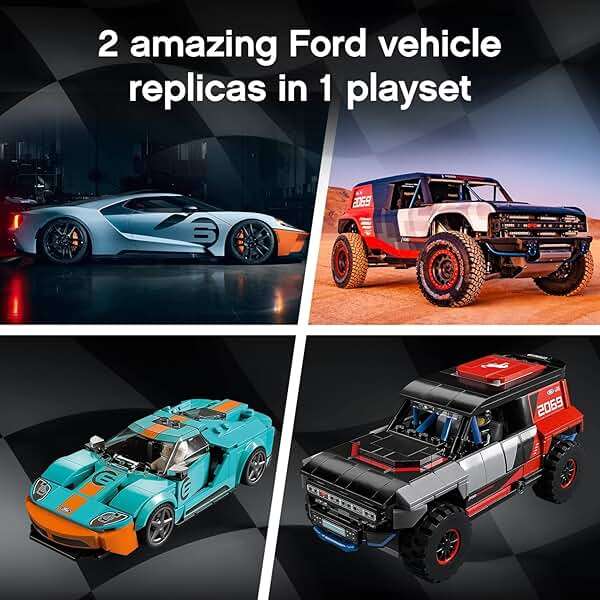 LEGO Speed Champions - Ford GT Heritage Edition and Bronco R (76905.) - Image 12