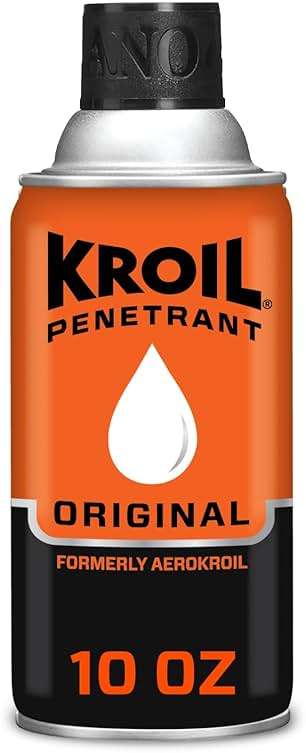Kroil Original Penetrating Oil (Aerosol Spray-10oz Can-12 Pack) | Penetrant for Rusted Bolts, Metal, Hinges, Chains, Moving Parts | Rust, Corrosion Inhibitor (KS102) - Image 1