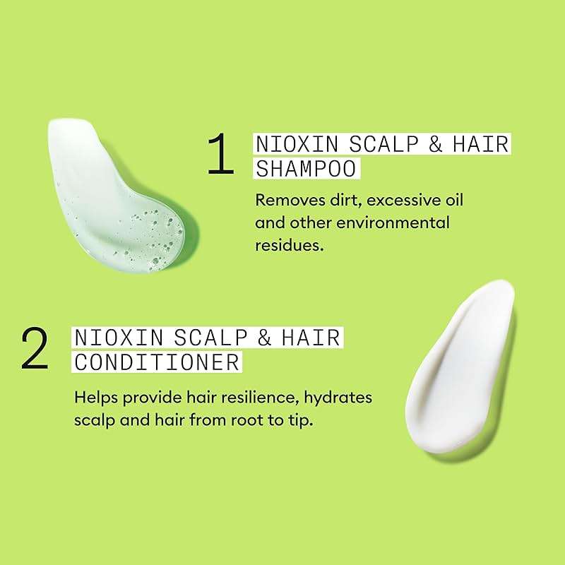 Nioxin Shampoo & Conditioner Liter Duo Sets | Prepacks with Pumps Included | Systems 1-4 | For Natural, Colored, & Damaged Hair with Light to Progressed Thinning | Strengthen & Boost Hair Density - Image 11