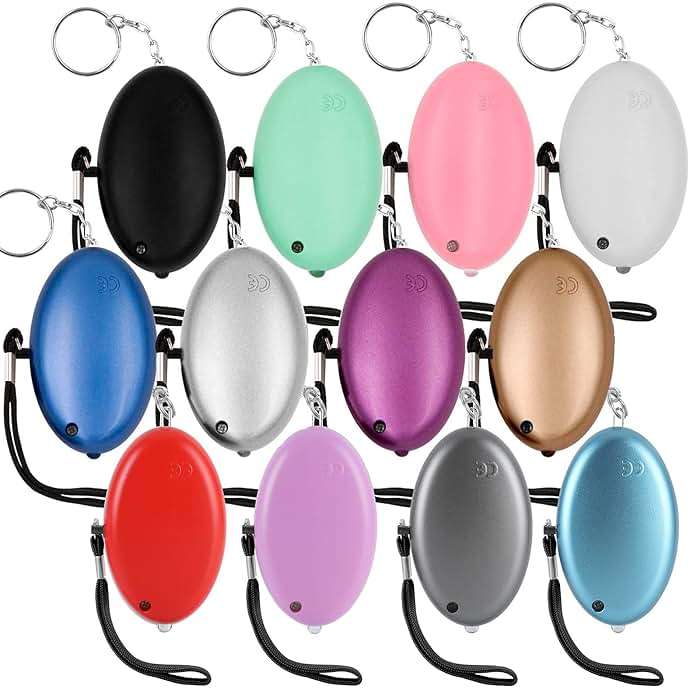 Safe Sound Personal Alarm, 12 Packs 140DB Personal Security Alarm Keychain with LED Lights, Emergency Safety Alarm for Women, Men, Children, Elderly - Image 3